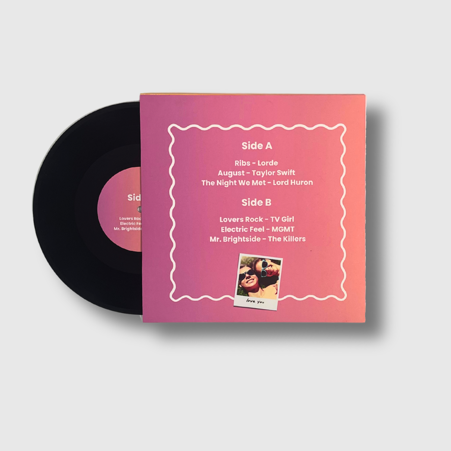 Custom 10" Vinyl Record - Your Music or Playlist on Vinyl