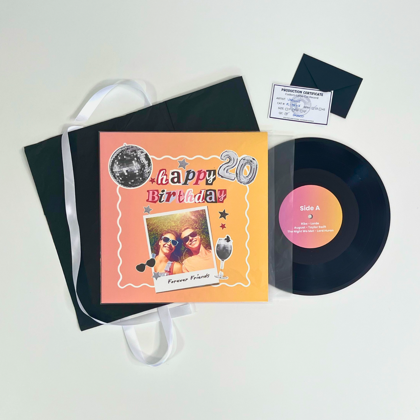 Custom 10" Vinyl Record - Your Music or Playlist on Vinyl