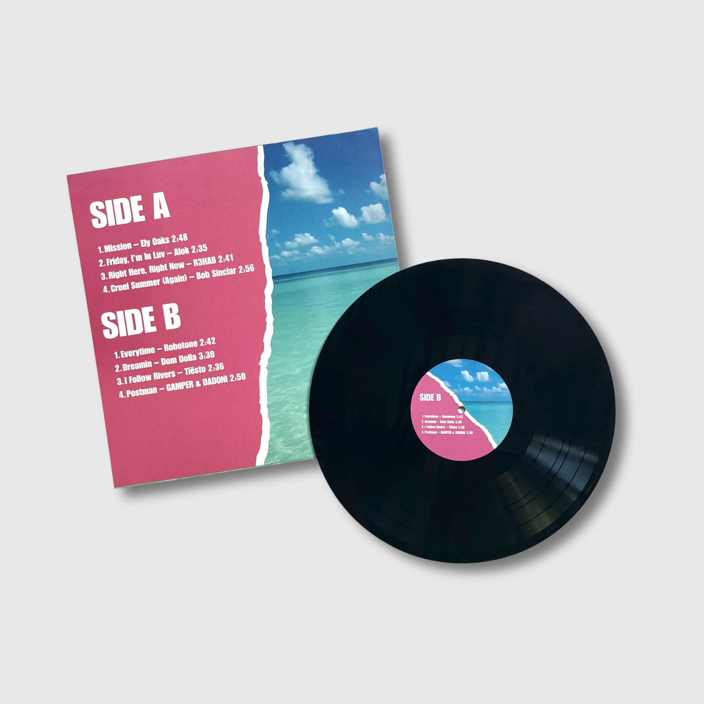 Custom 12" Vinyl Record - Your Playlist on Vinyl