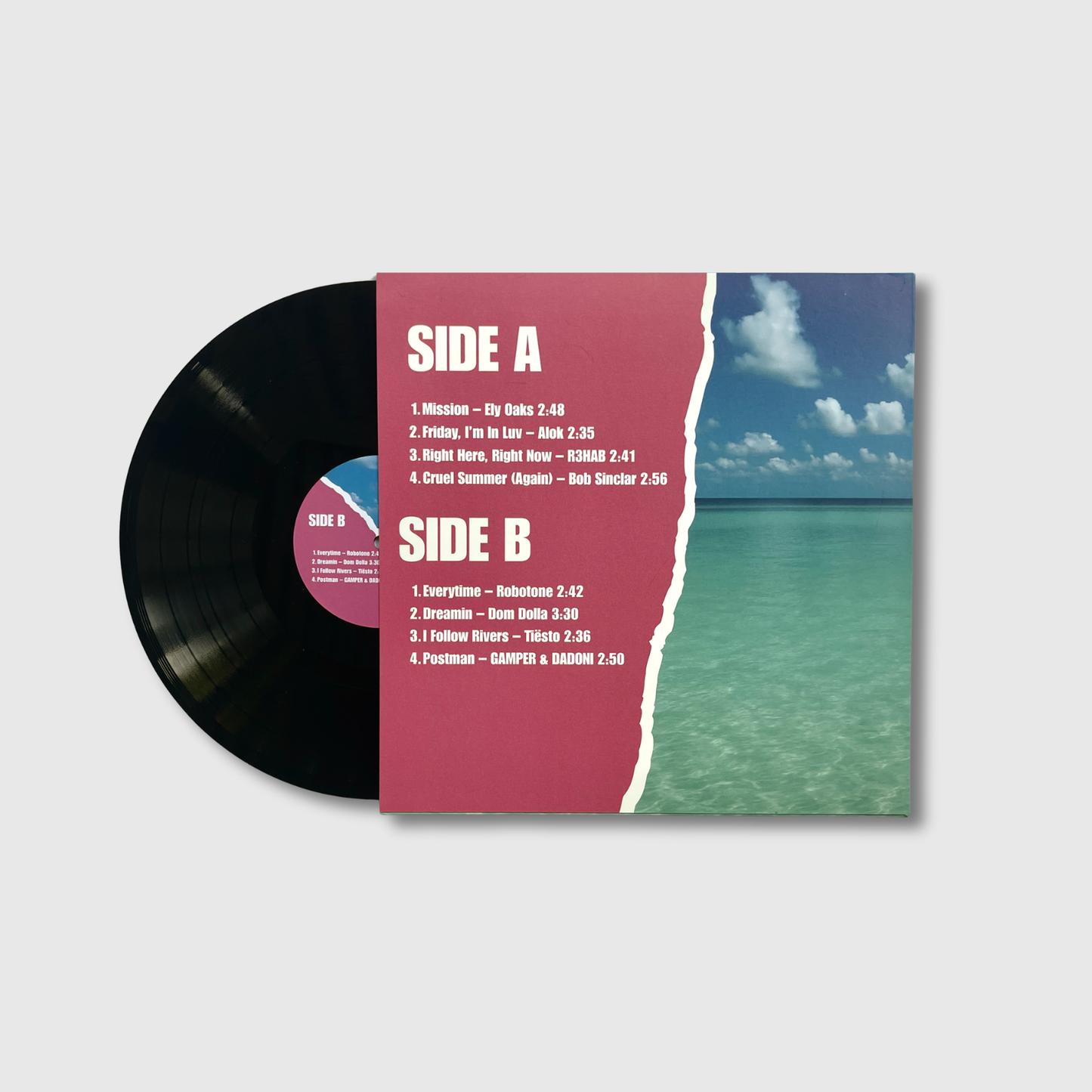 Custom 12" Vinyl Record - Your Playlist on Vinyl