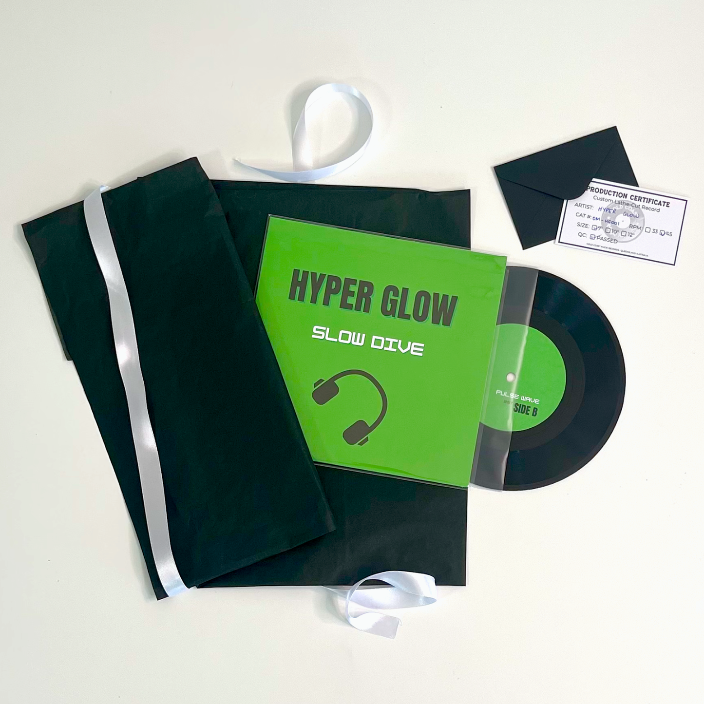 Custom 7" Vinyl Record - Your Music or Playlist on Vinyl
