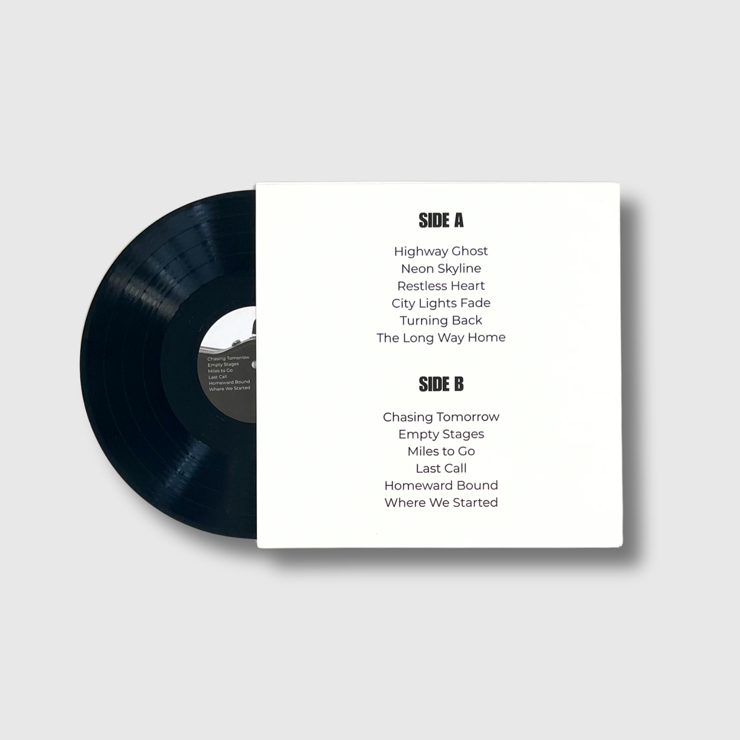 Custom 12" Vinyl Record - Your Music or Playlist on Vinyl